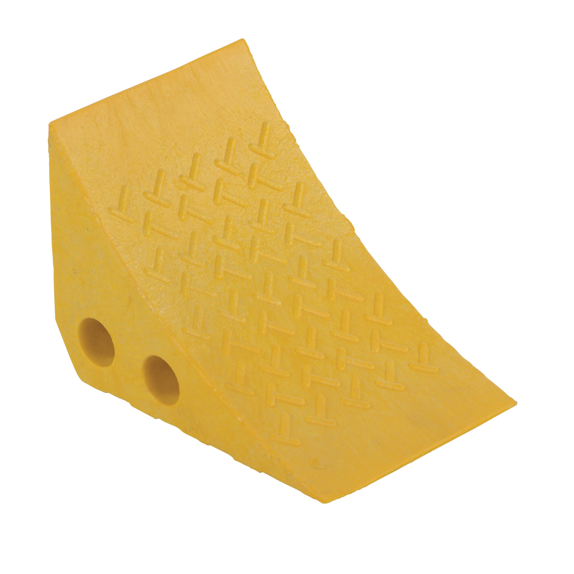 Vestil Wheel Chock - Recycled Plastic, Lightweight, Chemical-Resistant, Model# PWC-Y